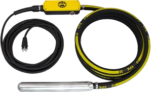 Вибраторы глубинные со встроенным преобразователем Глубинный вибратор с преобразователем VPK Electron light 36